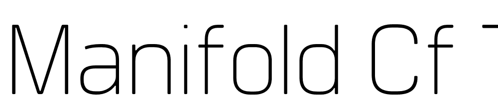 Manifold-CF-Thin font family download free