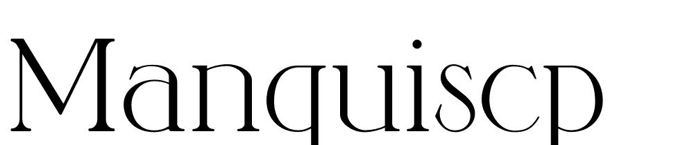 ManquisCP font family download free