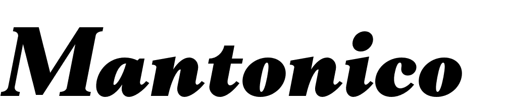 Mantonico font family download free