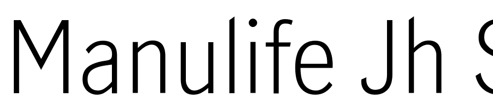 Manulife JH Sans Optimized font family download free