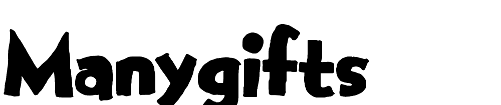 manygifts font family download free