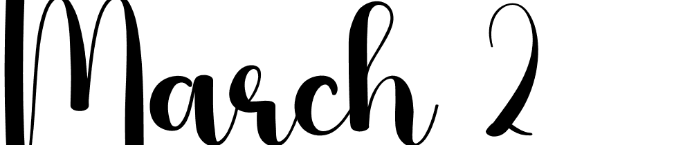 march-2 font family download free