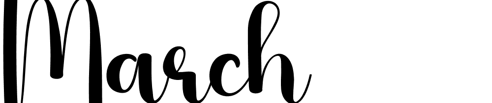 March font family download free