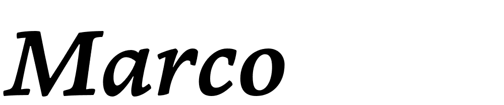 Marco font family download free