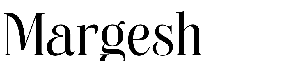 Margesh font family download free