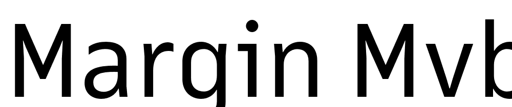 Margin-MVB font family download free