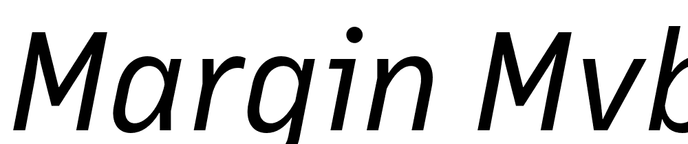 Margin-MVB-Italic font family download free