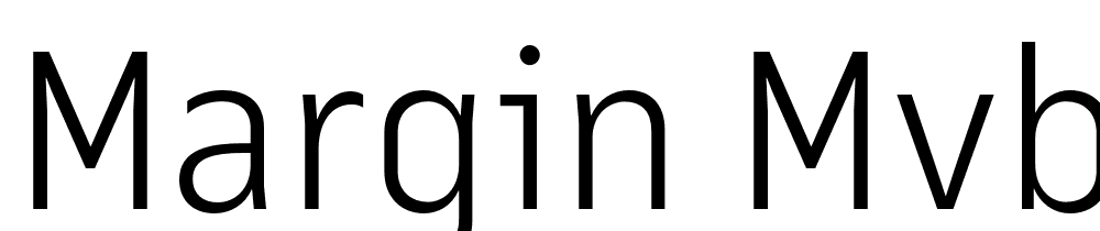 Margin-MVB-Semilight font family download free