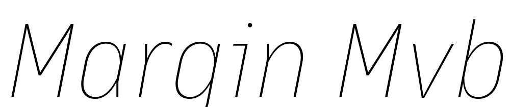 Margin-MVB-Thin-Italic font family download free