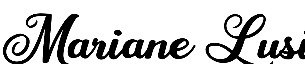 Mariane-Lusia font family download free