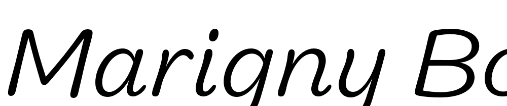 Marigny-Book-Italic font family download free