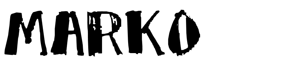 Marko font family download free