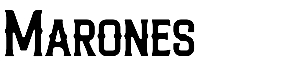 marones font family download free