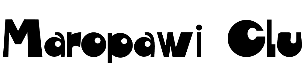 Maropawi-Club font family download free