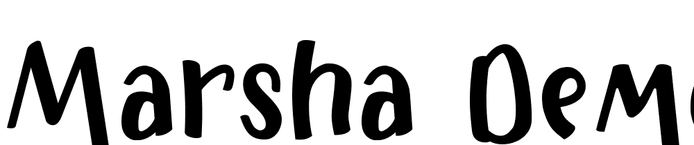 Marsha-DEMO font family download free