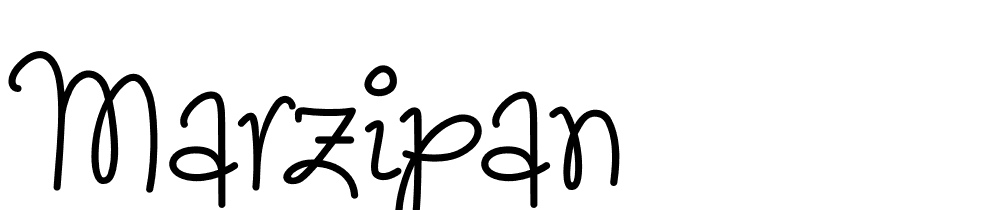 Marzipan font family download free