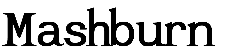 mashburn font family download free