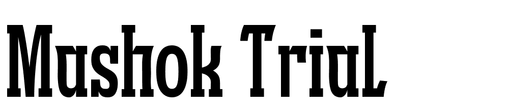 mashok-trial font family download free