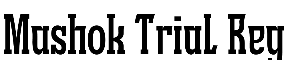 MASHOK-trial-Regular font family download free