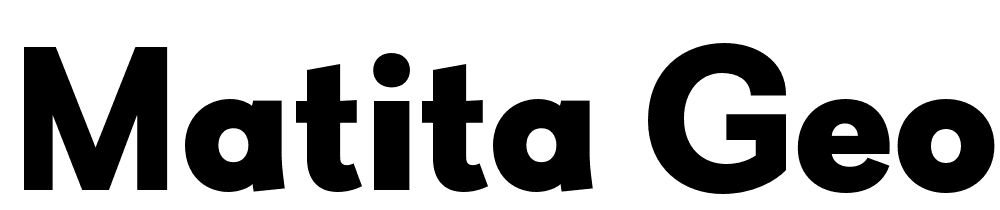 Matita-Geometric-Bold font family download free