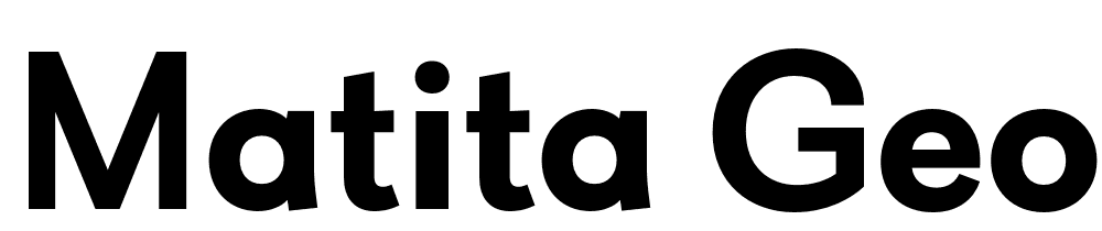 Matita Geometric font family download free