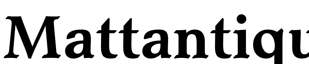 mattantique-bt font family download free