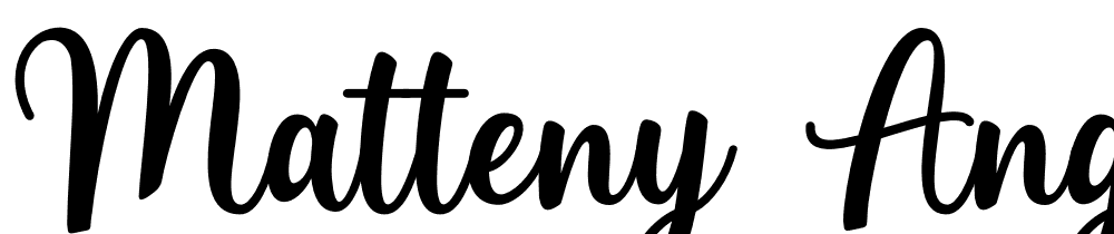 Matteny-Angels font family download free