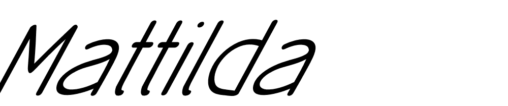 mattilda font family download free