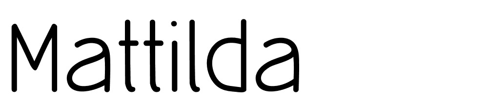 Mattilda font family download free