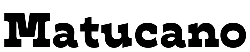 Matucano-Test-Black font family download free