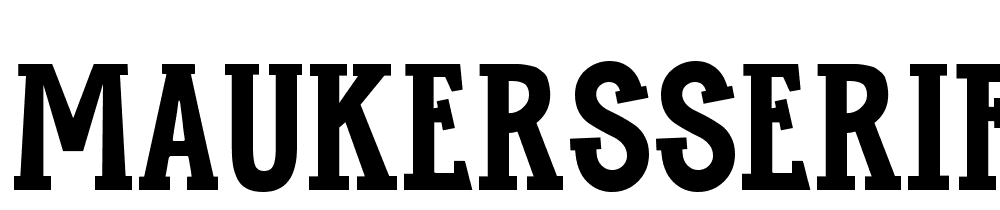 MaukersSerif font family download free