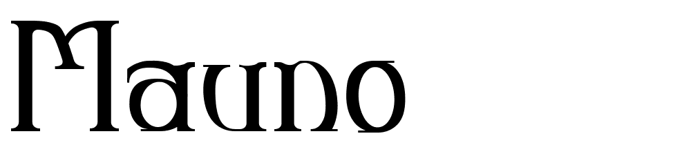 mauno font family download free