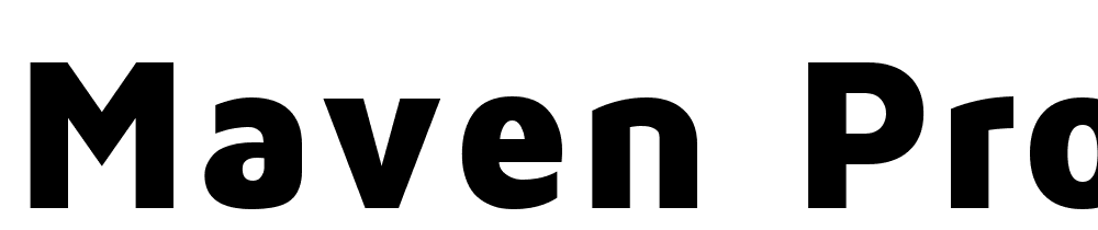 Maven-Pro-Black font family download free