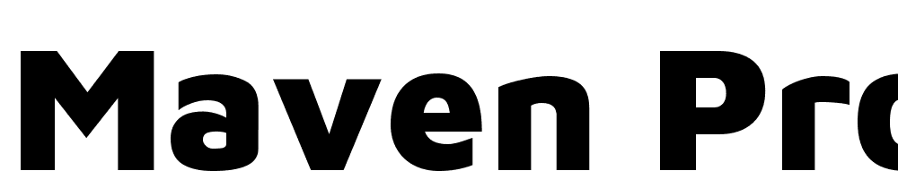 Maven-Pro-Black font family download free