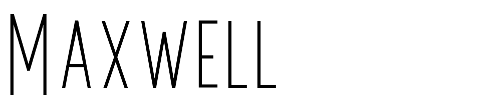 Maxwell font family download free