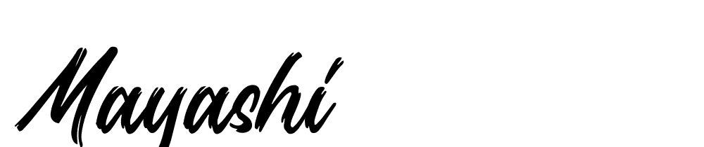 Mayashi font family download free