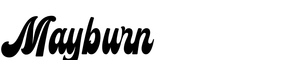 mayburn font family download free