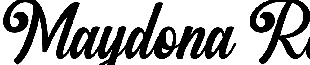 Maydona-Regular font family download free