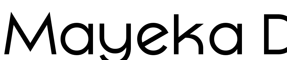 mayeka-demo font family download free