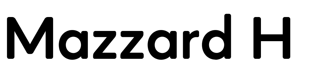 Mazzard H font family download free