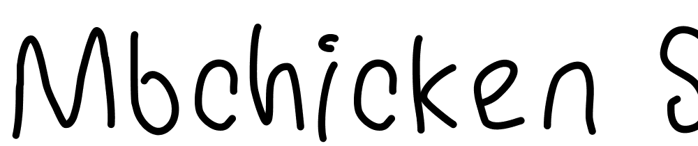 MBChicken Scratch font family download free