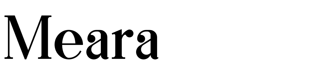 Meara font family download free