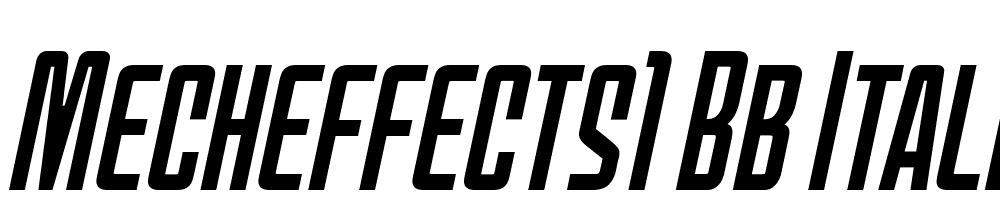 MechEffects1-BB-Italic font family download free