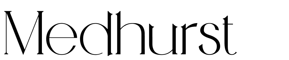 Medhurst font family download free