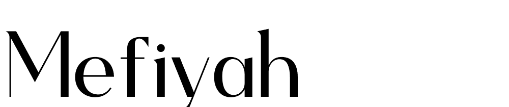 mefiyah font family download free