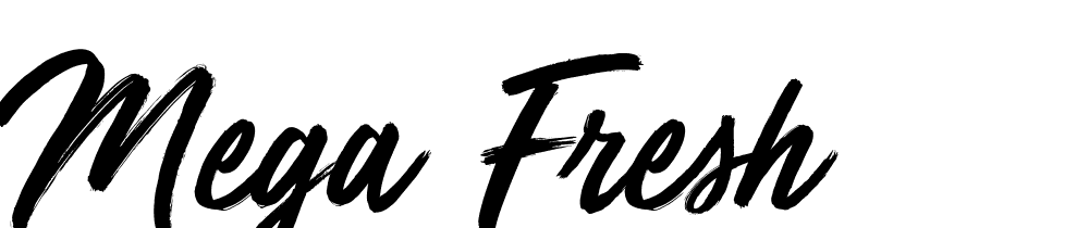 Mega Fresh font family download free