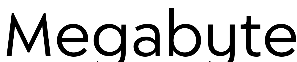 Megabyte-Regular font family download free