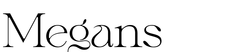 megans font family download free