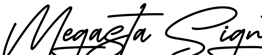 Megasta-Signateria-Signature font family download free