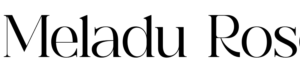 meladu-rose font family download free